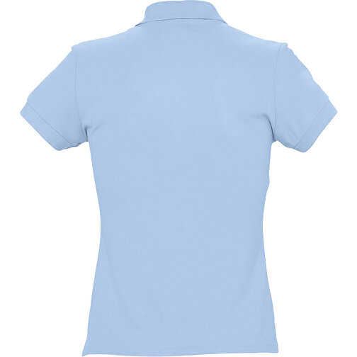 Polo Shirt - Passion , Sol´s, himmelsblau-pique, Baumwolle, L, 65,00cm x 49,00cm (Länge x Breite), Bild 2