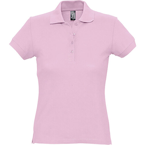 Polo Shirt - Passion , Sol´s, 60iger jahre rosa, Baumwolle, M, 63,00cm x 46,00cm (Länge x Breite), Bild 1