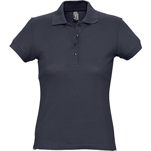 Polo Shirt - Passion , Sol´s, navy, Baumwolle, L, 65,00cm x 49,00cm (Länge x Breite), Bild 1