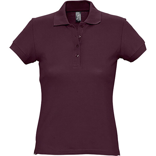 Polo Shirt - Passion , Sol´s, burgund, Baumwolle, L, 65,00cm x 49,00cm (Länge x Breite), Bild 1