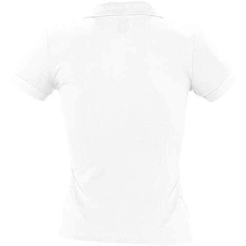 Polo Shirt - People , Sol´s, weiß, Baumwolle, M, 63,00cm x 46,00cm (Länge x Breite), Bild 2