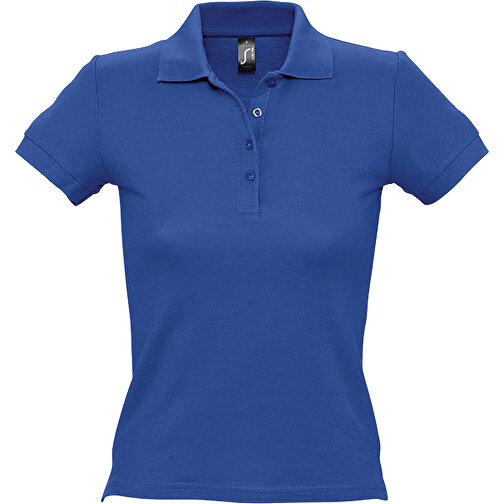 Polo Shirt - People , Sol´s, royal blue, Baumwolle, S, 61,00cm x 43,00cm (Länge x Breite), Bild 1