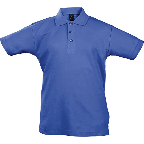 Polo Shirt - Summer Ii Kids , Sol´s, royal blue, Baumwolle, L, 96,00cm x 104,00cm (Länge x Breite), Bild 1