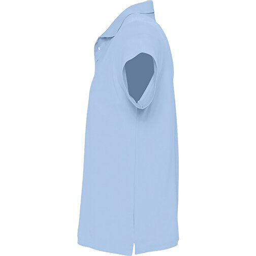 Polo Shirt - Summer Ii , Sol´s, himmelsblau-pique, Baumwolle, XXL, 79,00cm x 62,00cm (Länge x Breite), Bild 3