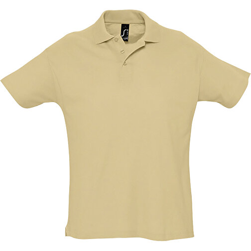Polo Shirt - Summer Ii , Sol´s, sand, Baumwolle, L, 74,00cm x 56,00cm (Länge x Breite), Bild 1
