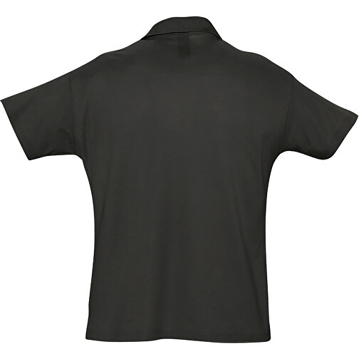 Polo Shirt - Summer Ii , Sol´s, schwarz, Baumwolle, M, 72,00cm x 53,00cm (Länge x Breite), Bild 2