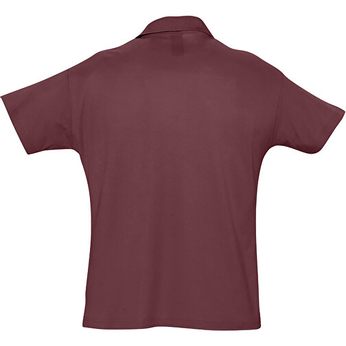 Polo Shirt - Summer Ii , Sol´s, burgund, Baumwolle, M, 72,00cm x 53,00cm (Länge x Breite), Bild 2