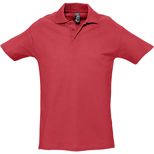 Polo Shirt - Spring Ii , Sol´s, rot, Baumwolle, S, 70,00cm x 50,00cm (Länge x Breite), Bild 1