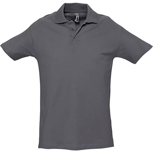Polo Shirt - Spring Ii , Sol´s, mausgrau, Baumwolle, XXL, 79,00cm x 62,00cm (Länge x Breite), Bild 1