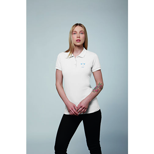 Polo Shirt - Perfect Women , Sol´s, weiß, Baumwolle, XL, 69,00cm x 51,00cm (Länge x Breite), Bild 4
