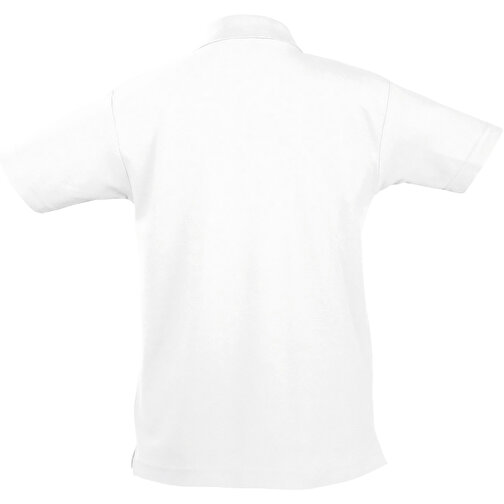 Polo Shirt - Summer Ii Kids , Sol´s, weiß, Baumwolle, XL, 106,00cm x 116,00cm (Länge x Breite), Bild 2