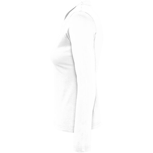 T-Shirt - Majestic , Sol´s, weiß, Baumwolle, XL, 66,00cm x 49,00cm (Länge x Breite), Bild 3