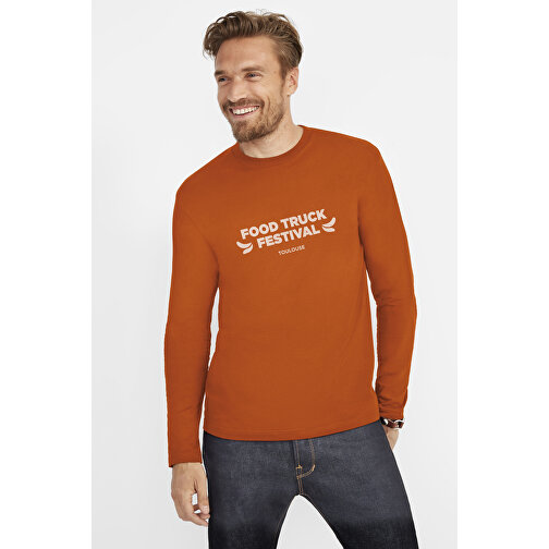 T-Shirt - Monarch , Sol´s, orange, Baumwolle, XXL, 77,50cm x 62,00cm (Länge x Breite), Bild 4