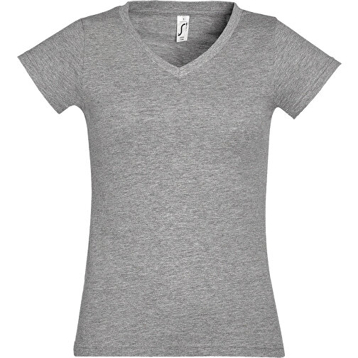 T-Shirt - Moon , Sol´s, graue melange, Baumwolle, XL, 66,00cm x 50,00cm (Länge x Breite), Bild 1