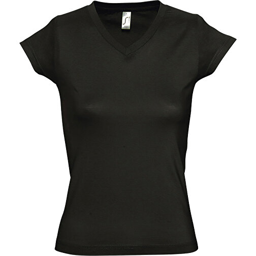 T-Shirt - Moon , Sol´s, tiefschwarz, Baumwolle, XL, 66,00cm x 50,00cm (Länge x Breite), Bild 1