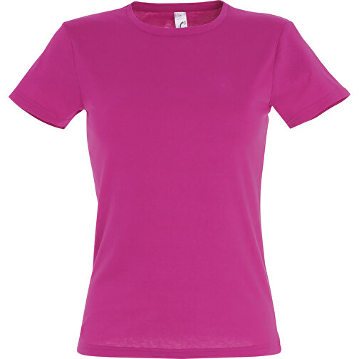 T-Shirt - Miss , Sol´s, fuchsia, Baumwolle, XL, 64,00cm x 49,00cm (Länge x Breite), Bild 1