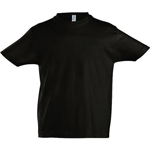 T-Shirt - Imperial Kids , Sol´s, tiefschwarz, Baumwolle, 4XL, 142,00cm x 152,00cm (Länge x Breite), Bild 1