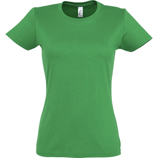 T-Shirt - Imperial Women , Sol´s, grasgrün, Baumwolle, XL, 67,00cm x 50,00cm (Länge x Breite), Bild 1