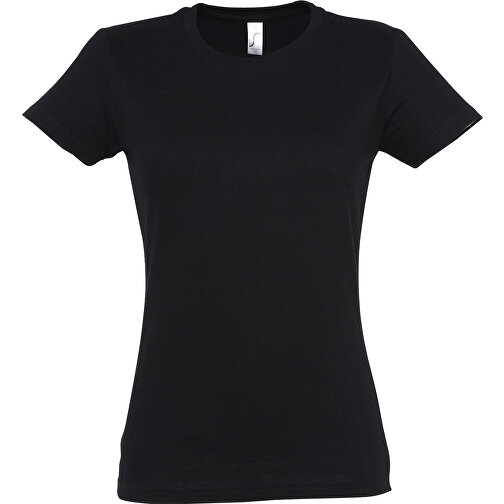 T-Shirt - Imperial Women , Sol´s, tiefschwarz, Baumwolle, L, 65,00cm x 47,00cm (Länge x Breite), Bild 1