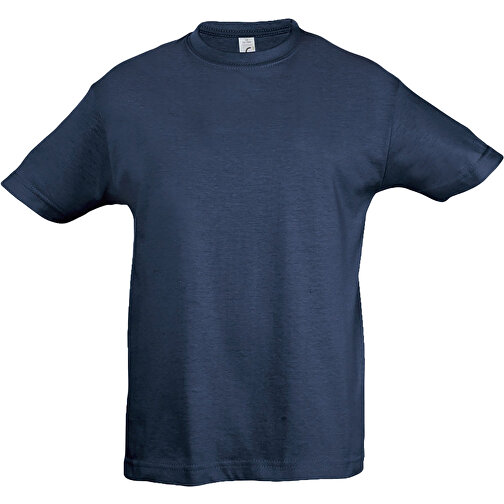 T-Shirt - Regent Kids , Sol´s, jeans-blau, Baumwolle, M, 86,00cm x 94,00cm (Länge x Breite), Bild 1