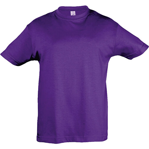 T-Shirt - Regent Kids , Sol´s, dunkellila, Baumwolle, L, 96,00cm x 104,00cm (Länge x Breite), Bild 1