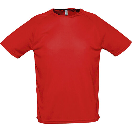T-Shirt - Sporty , Sol´s, rot, Polyester, XS, 68,00cm x 47,00cm (Länge x Breite), Bild 1