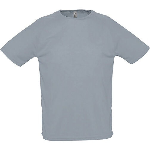 T-Shirt - Sporty , Sol´s, grau, Polyester, XS, 68,00cm x 47,00cm (Länge x Breite), Bild 1