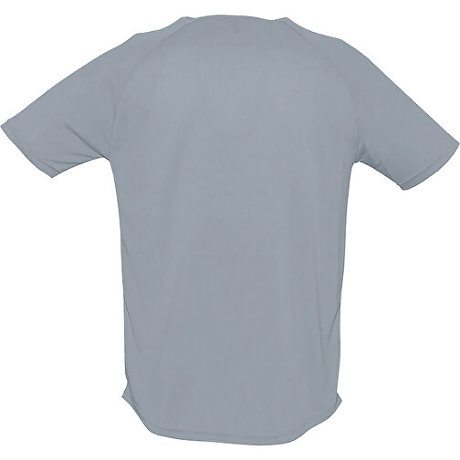 T-Shirt - Sporty , Sol´s, grau, Polyester, L, 74,00cm x 56,00cm (Länge x Breite), Bild 2