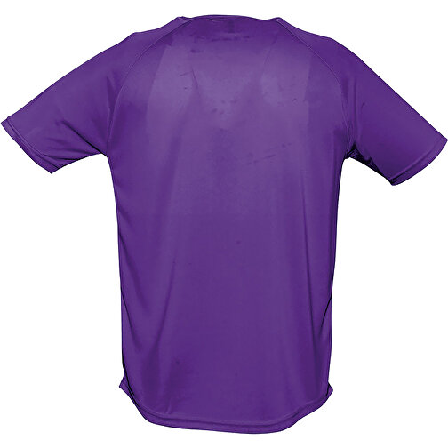 T-Shirt - Sporty , Sol´s, dunkellila, Polyester, L, 74,00cm x 56,00cm (Länge x Breite), Bild 2