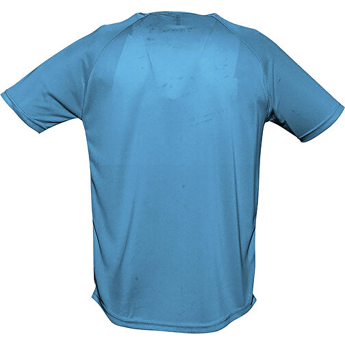 T-Shirt - Sporty , Sol´s, aqua, Polyester, XL, 76,00cm x 59,00cm (Länge x Breite), Bild 2