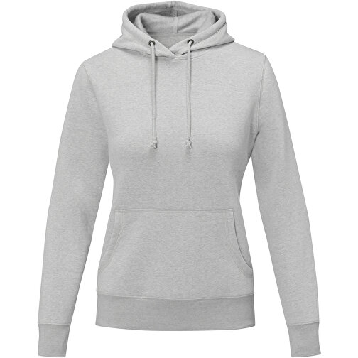 Charon Damen Kapuzenpullover , heather grau, Strick 50% Baumwolle, 50% Polyester, 240 g/m2, XL, , Bild 3