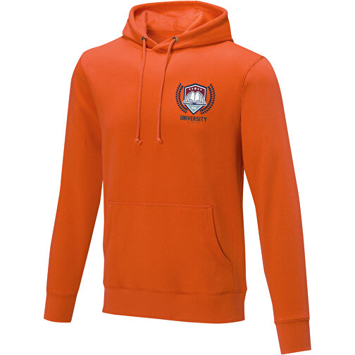 Charon Herren Kapuzenpullover , orange, Strick 50% Baumwolle, 50% Polyester, 240 g/m2, M, , Bild 2