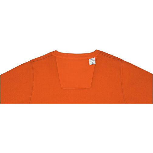 Zenon Damenpullover Mit Rundhalsausschnitt , orange, Strick 50% Baumwolle, 50% Polyester, 240 g/m2, XS, , Bild 5