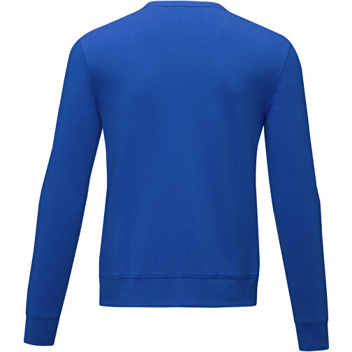Zenon Herrenpullover Mit Rundhalsausschnitt , blau, Strick 50% Baumwolle, 50% Polyester, 240 g/m2, XL, , Bild 4