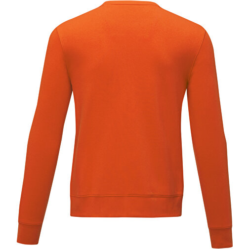 Zenon Herrenpullover Mit Rundhalsausschnitt , orange, Strick 50% Baumwolle, 50% Polyester, 240 g/m2, XS, , Bild 4