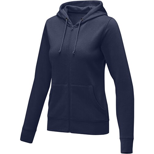 Theron Damen Kapuzenpullover Mit Reißverschluss , navy, Strick 50% Baumwolle, 50% Polyester, 240 g/m2, XXL, , Bild 1