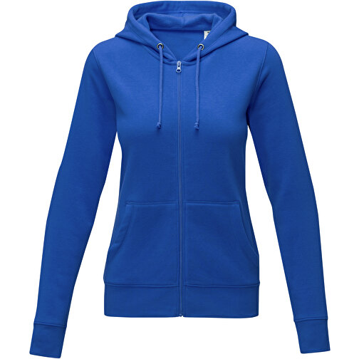 Theron Damen Kapuzenpullover Mit Reißverschluss , blau, Strick 50% Baumwolle, 50% Polyester, 240 g/m2, XS, , Bild 3