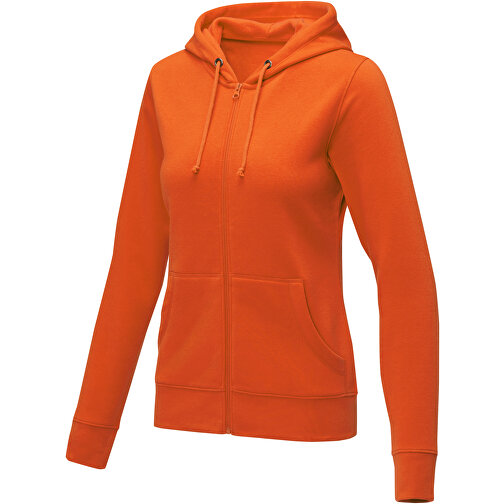 Theron Damen Kapuzenpullover Mit Reißverschluss , orange, Strick 50% Baumwolle, 50% Polyester, 240 g/m2, XXL, , Bild 1