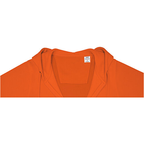 Theron Damen Kapuzenpullover Mit Reißverschluss , orange, Strick 50% Baumwolle, 50% Polyester, 240 g/m2, XS, , Bild 5