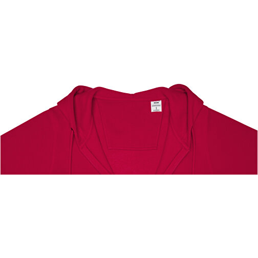 Theron Damen Kapuzenpullover Mit Reißverschluss , rot, Strick 50% Baumwolle, 50% Polyester, 240 g/m2, M, , Bild 5