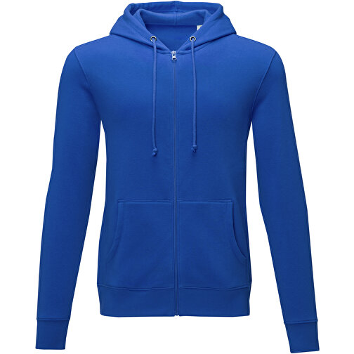 Theron Herren Kapuzenpullover Mit Reißverschluss , blau, Strick 50% Baumwolle, 50% Polyester, 240 g/m2, XXL, , Bild 3