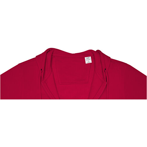 Theron Herren Kapuzenpullover Mit Reißverschluss , rot, Strick 50% Baumwolle, 50% Polyester, 240 g/m2, L, , Bild 5