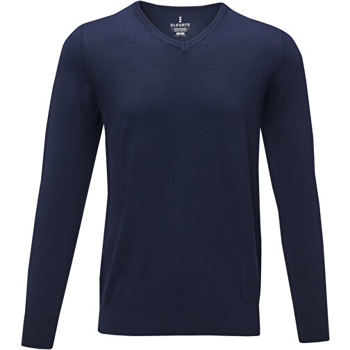 Stanton Pullover Mit V-Ausschnitt Für Herren , navy, Flachgestrickt 80% Viskose, 20% Nylon, 12 gauge, XXL, , Bild 3