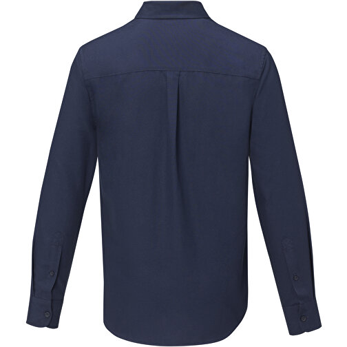 Pollux Herrenhemd Mit Langen Ärmeln , navy, Oxford-Gewebe 55% Baumwolle, 45% Polyester, 130 g/m2, 5XL, , Bild 4