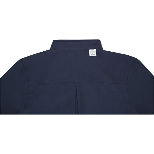 Pollux Herrenhemd Mit Langen Ärmeln , navy, Oxford-Gewebe 55% Baumwolle, 45% Polyester, 130 g/m2, XXL, , Bild 5