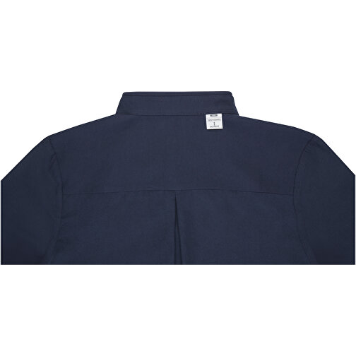 Pollux Herrenhemd Mit Langen Ärmeln , navy, Oxford-Gewebe 55% Baumwolle, 45% Polyester, 130 g/m2, 2XL, , Bild 5