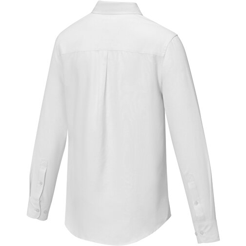 Pollux Herrenhemd Mit Langen Ärmeln , weiss, Oxford-Gewebe 55% Baumwolle, 45% Polyester, 130 g/m2, 5XL, , Bild 4