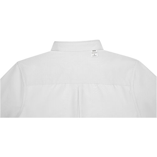 Pollux Herrenhemd Mit Langen Ärmeln , weiss, Oxford-Gewebe 55% Baumwolle, 45% Polyester, 130 g/m2, XL, , Bild 5