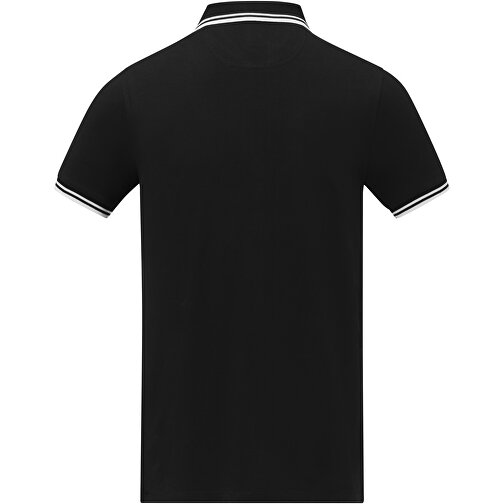 Męska koszulka polo Amarago z kontrastowymi paskami i krótkim rękawem, Obraz 4