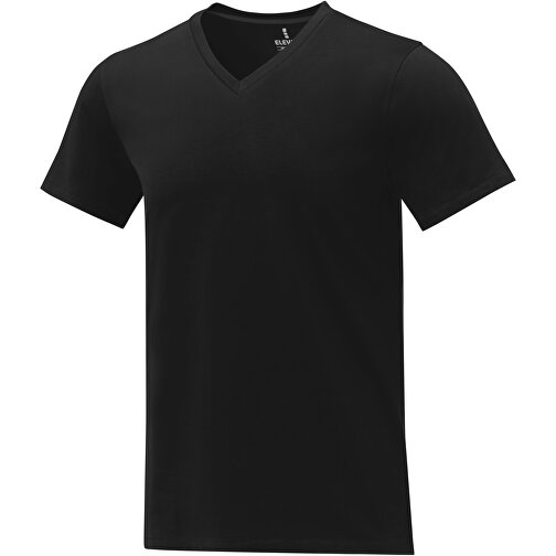 Somoto T-Shirt Mit V-Ausschnitt Für Herren , Green Concept, schwarz, Single jersey Strick 100% Baumwolle, 160 g/m2, XS, , Bild 1